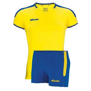 conjunto camisola e calções voleibol feminino